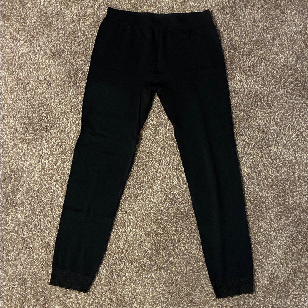 Poof! Black Leggings for Women